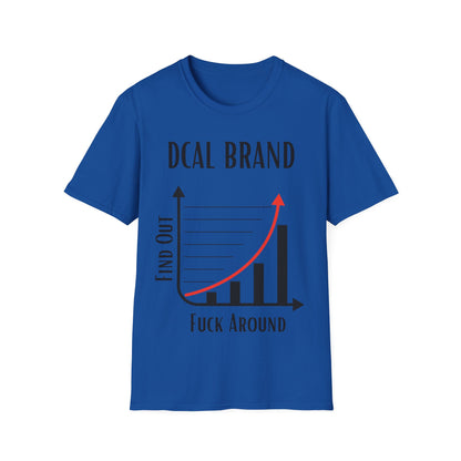 DCAL Graphic Tees Novel "Find Out "Unisex Softstyle T-Shirt