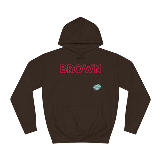 DCAL The Brown Collection Unisex College Hoodie