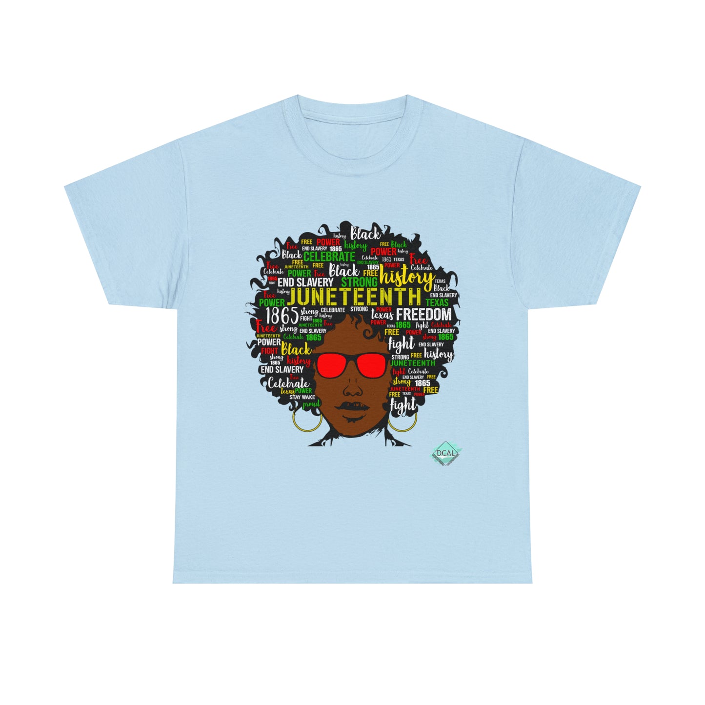 DCAL Juneteenth "Natural" Unisex Heavy Cotton Tee