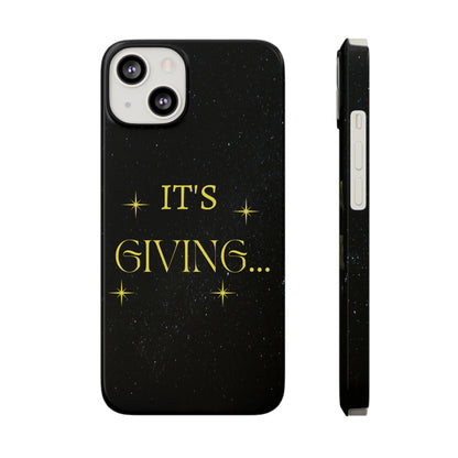 DCAL Accessories (It's Giving)Slim Phone Cases