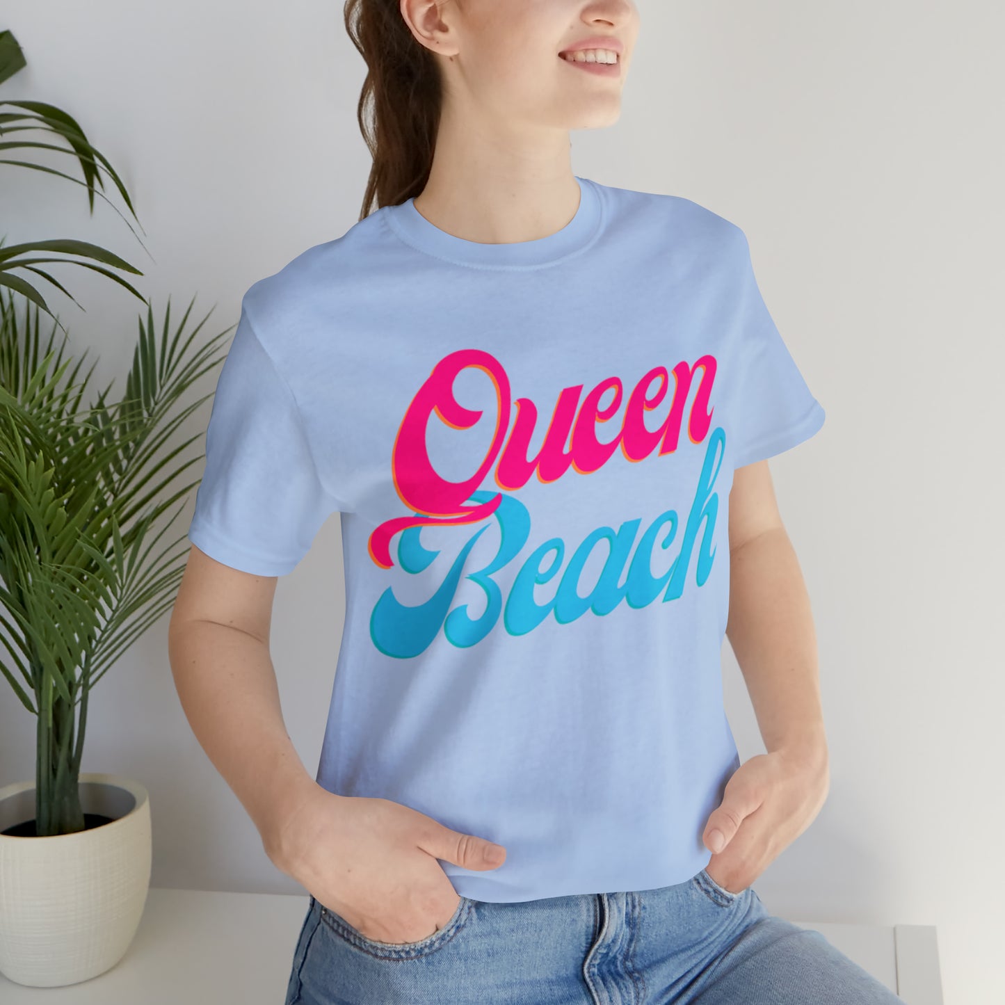 DCAL Beach Collection "Queen Beach" Unisex Jersey Short Sleeve Tee