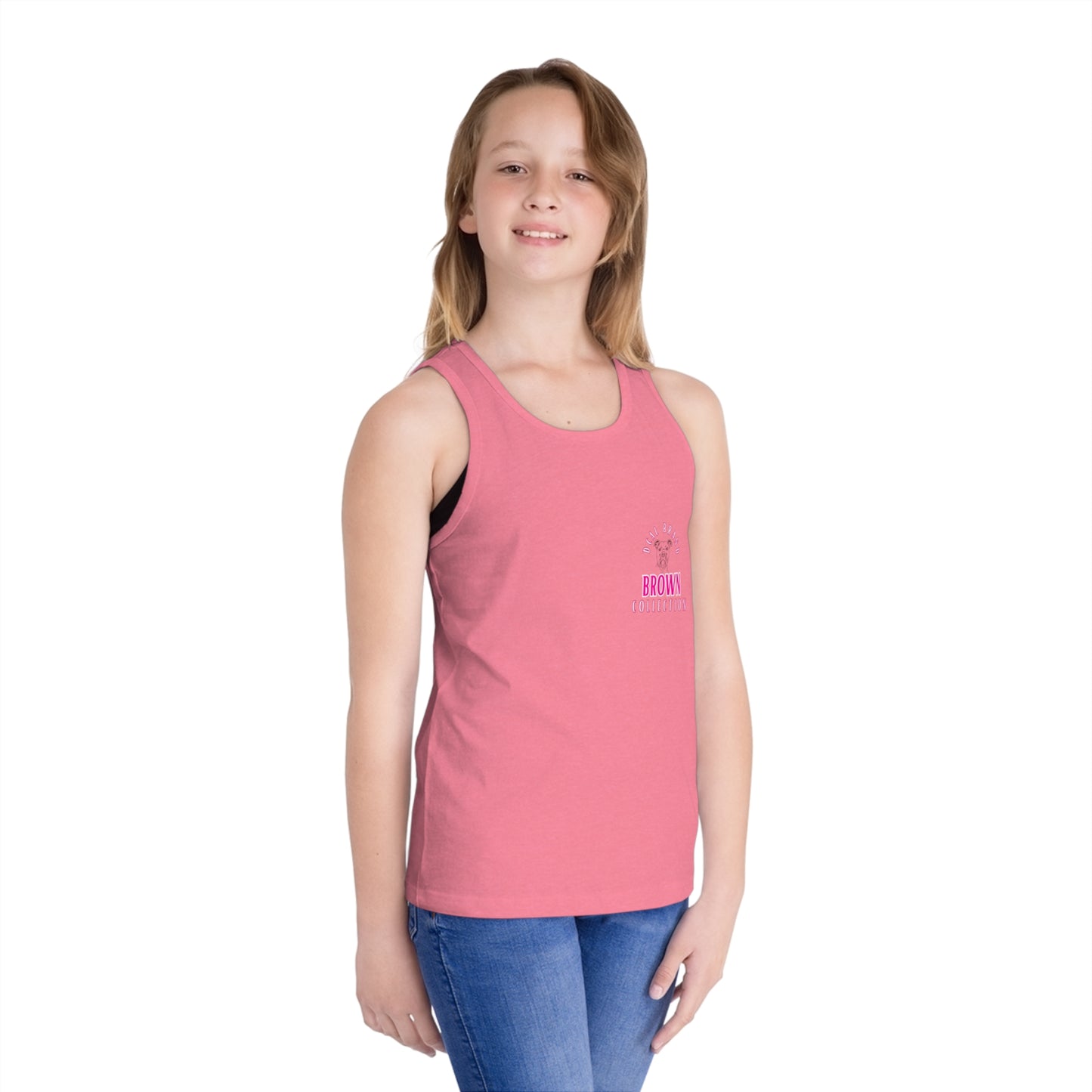 DCAL Brown Collection Kid's Jersey Tank Top