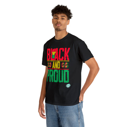 DCAL Juneteenth "Black and Proud" Unisex Heavy Cotton Tee