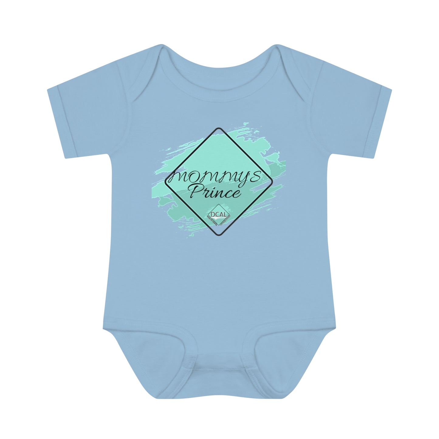 DCAL Baby Clothes "Mommy's Prince" Infant Baby Rib Bodysuit