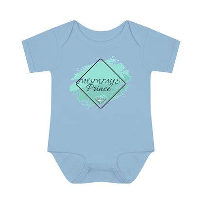 DCAL Baby Clothes "Mommy's Prince" Infant Baby Rib Bodysuit