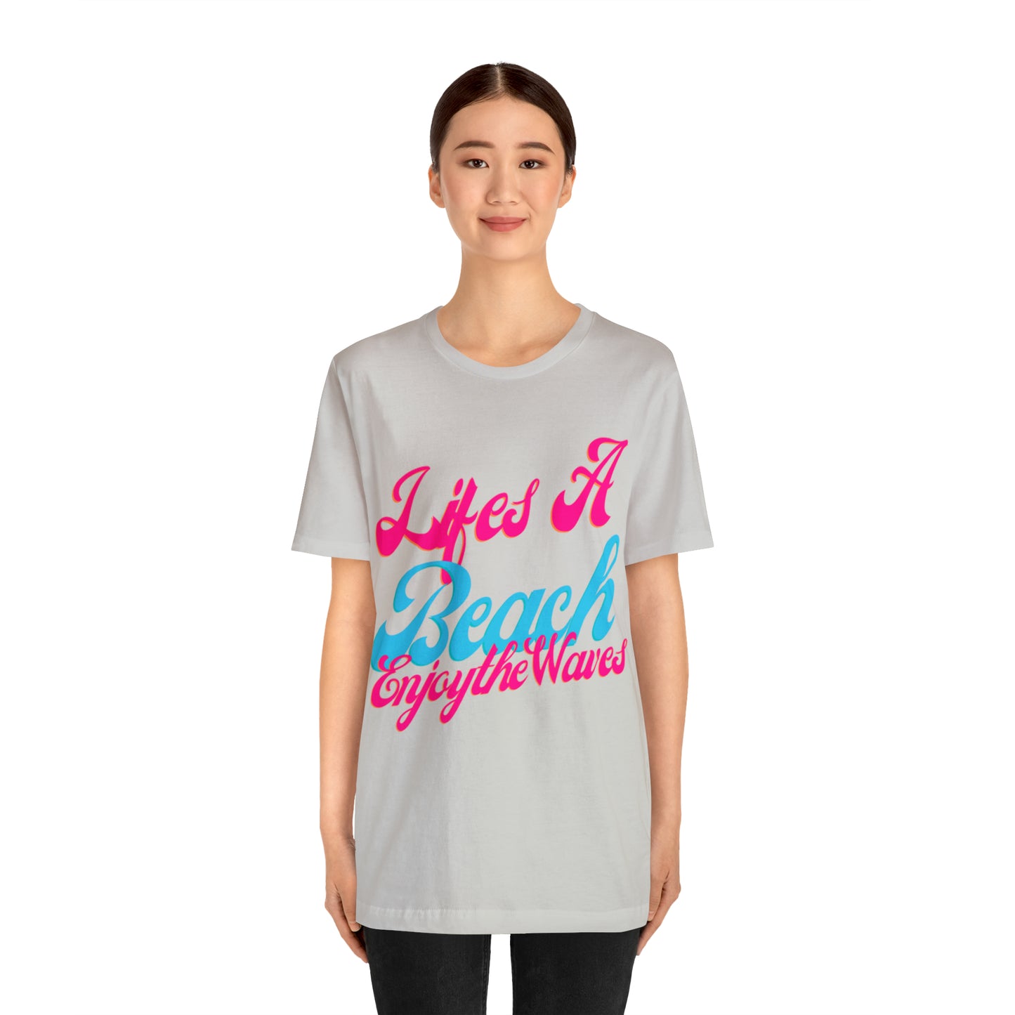 DCAL Beach Collection "Lifes a Beach Enjoy The View" Unisex Jersey Short Sleeve Tee