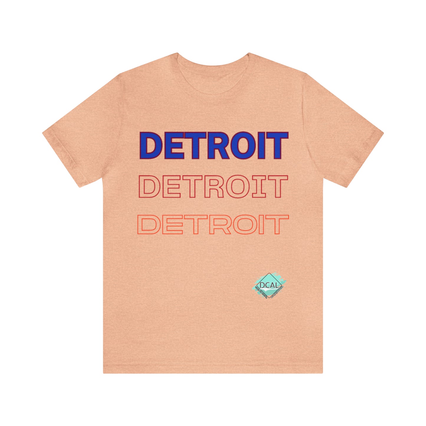 DCAL Downtown Diaries "Detroit" Unisex Jersey Short Sleeve Tee