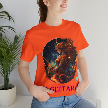 DCAL Zodiac Collection "Sagittarius" Unisex Jersey Short Sleeve Tee