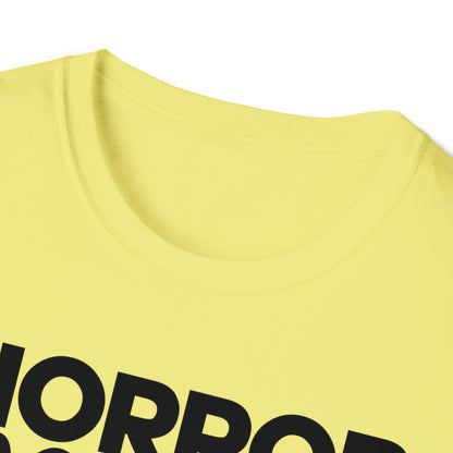 DCAL Graphic Tee Halloween "Horror Movies and Chill" Unisex Softstyle T-Shirt