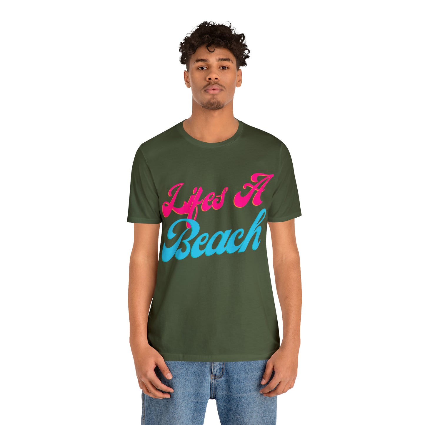 DCAL Beach Collection "Wifes a Beach" Unisex Jersey Short Sleeve Tee