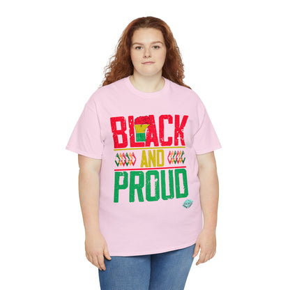 DCAL Juneteenth "Black and Proud" Unisex Heavy Cotton Tee