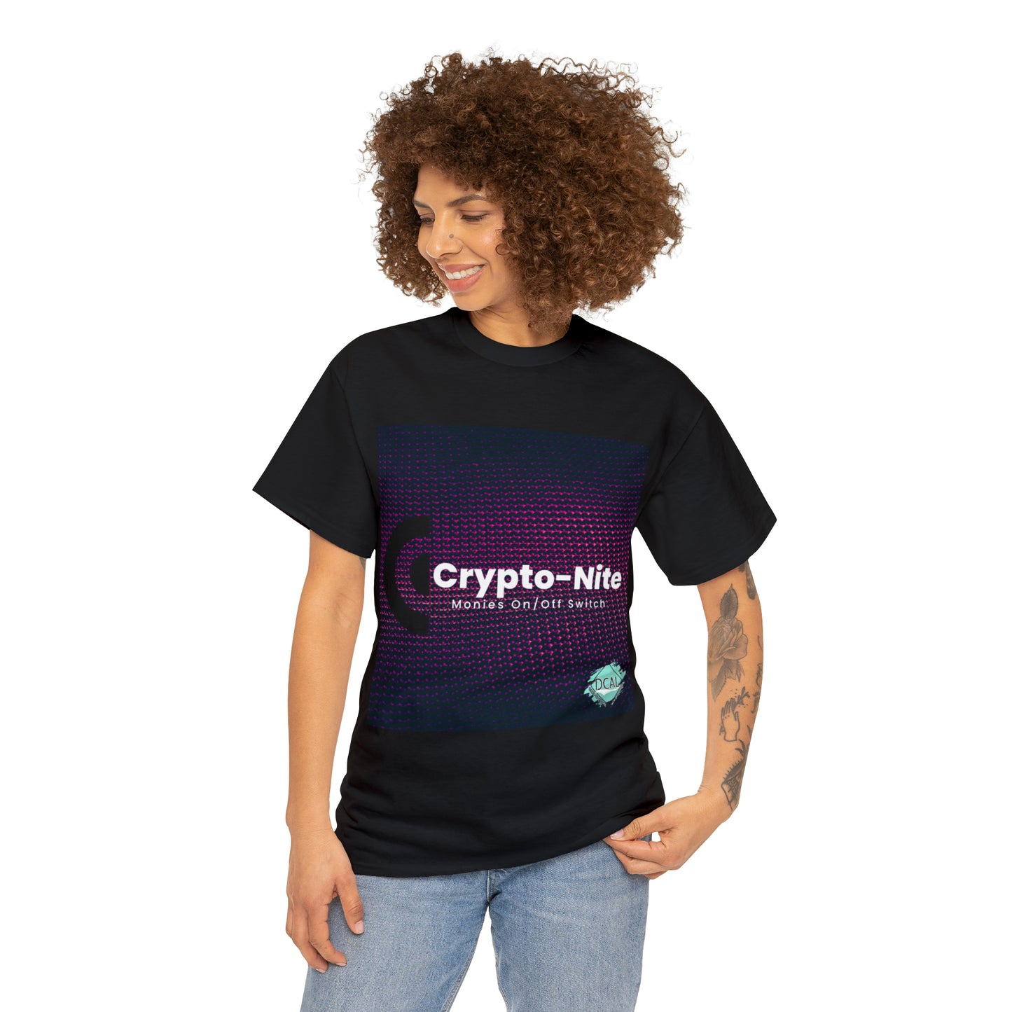 DCAL Graphic Tees "Crypto-Nite" Unisex Heavy Cotton Tee