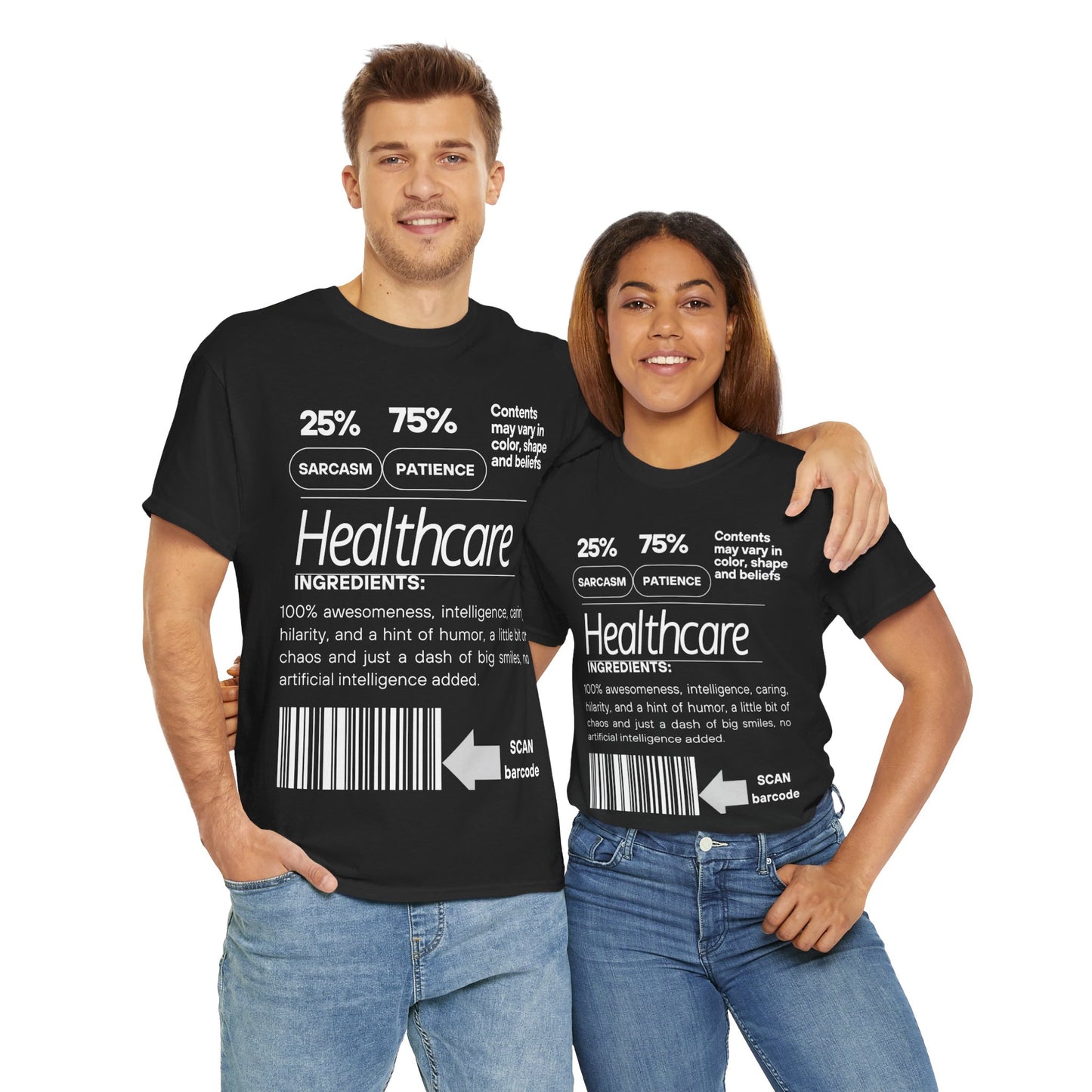 DCAL Healthcare humor Unisex Heavy Cotton Tee