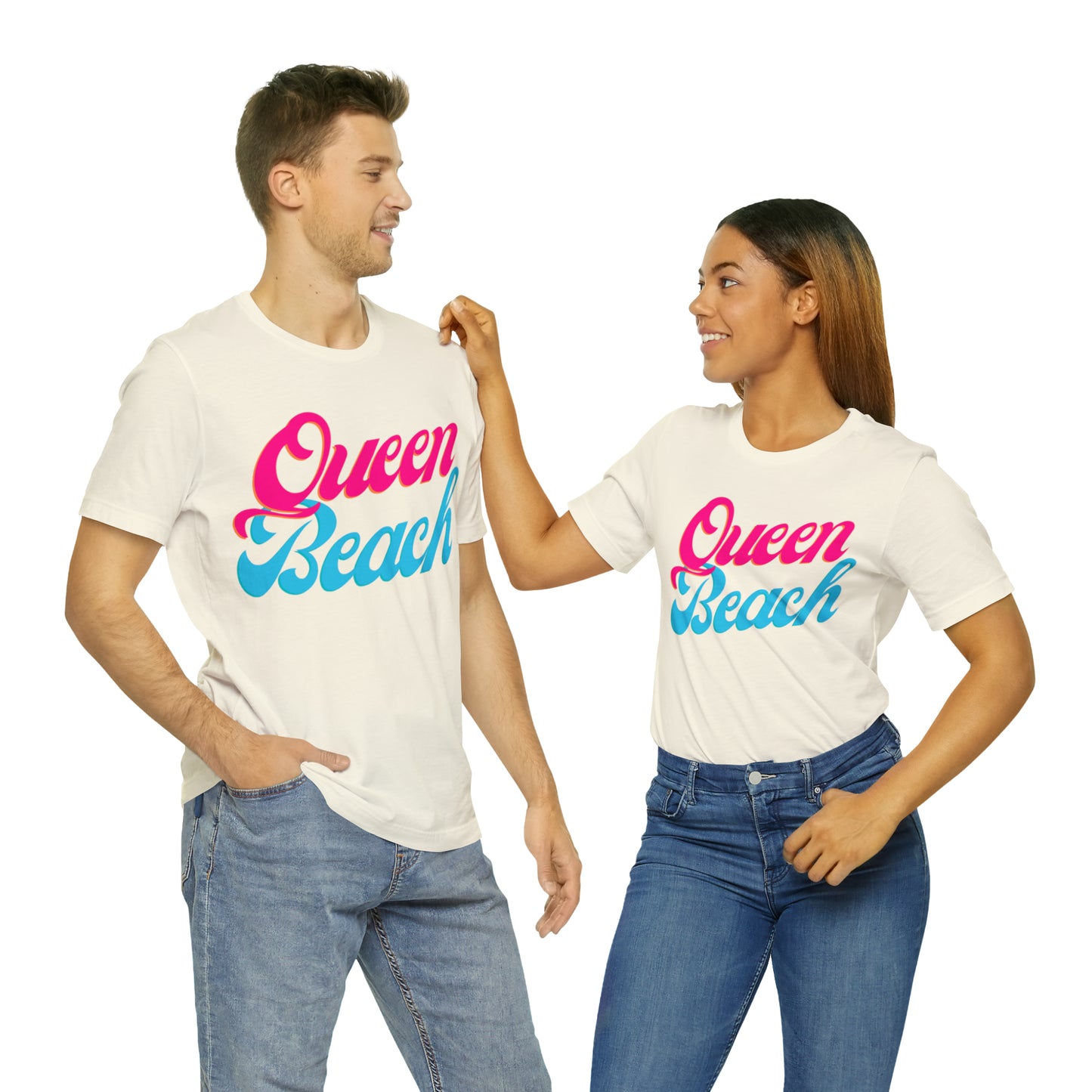 DCAL Beach Collection "Queen Beach" Unisex Jersey Short Sleeve Tee