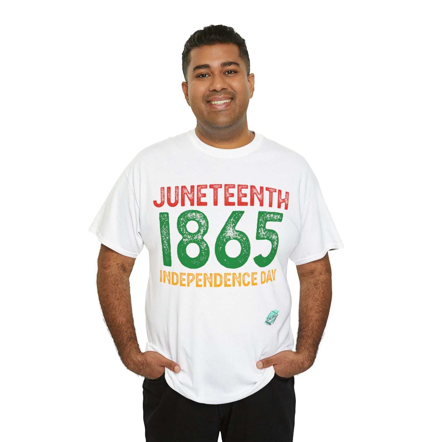 DCAL Juneteenth "1865" Unisex Heavy Cotton Tee