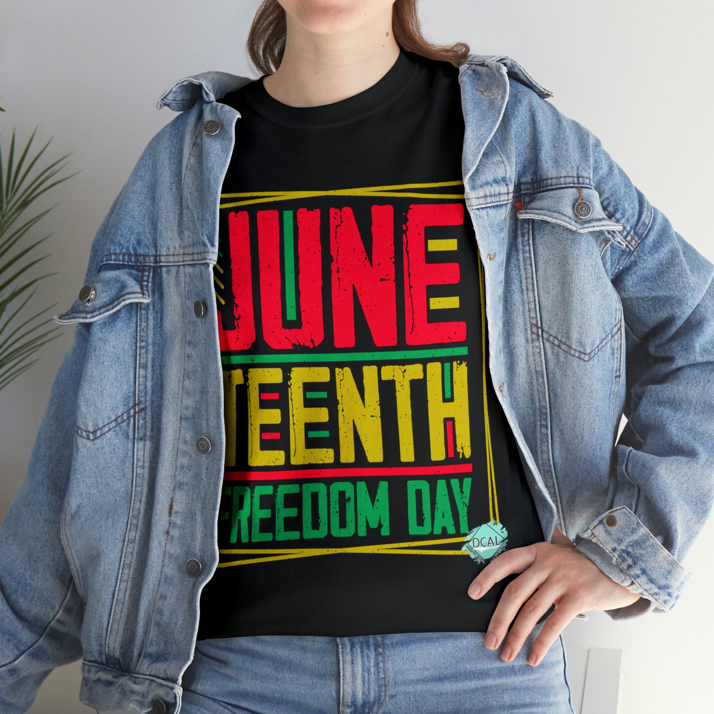 DCAL Juneteenth "Freedom Day" Unisex Heavy Cotton Tee