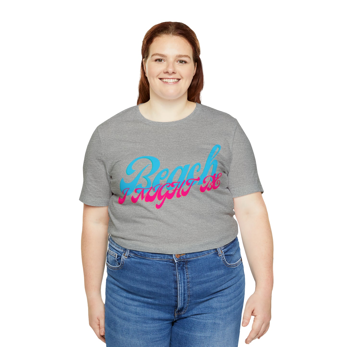 DCAL Beach Collection "Beach I Might Be" Unisex Jersey Short Sleeve Tee