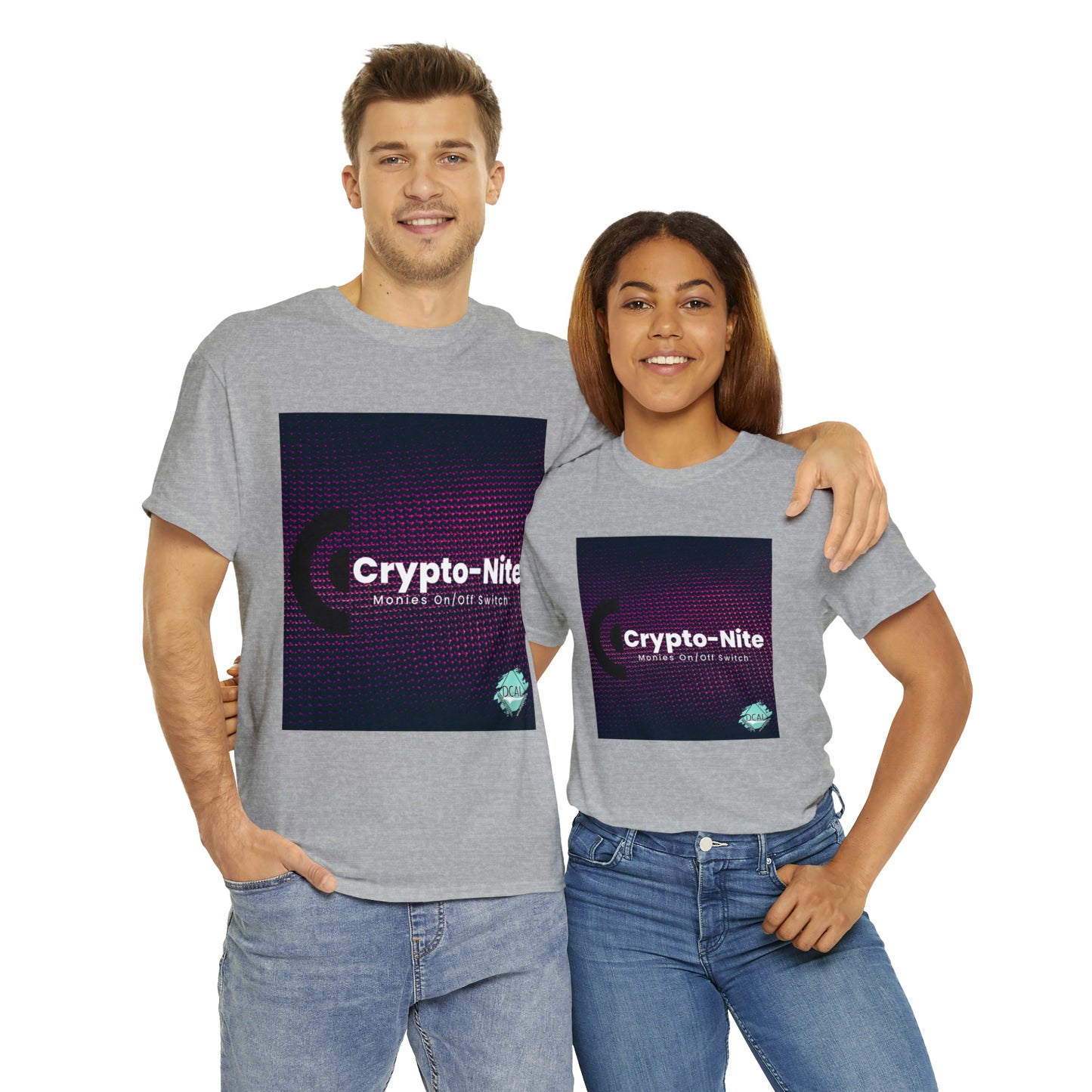 DCAL Graphic Tees "Crypto-Nite" Unisex Heavy Cotton Tee