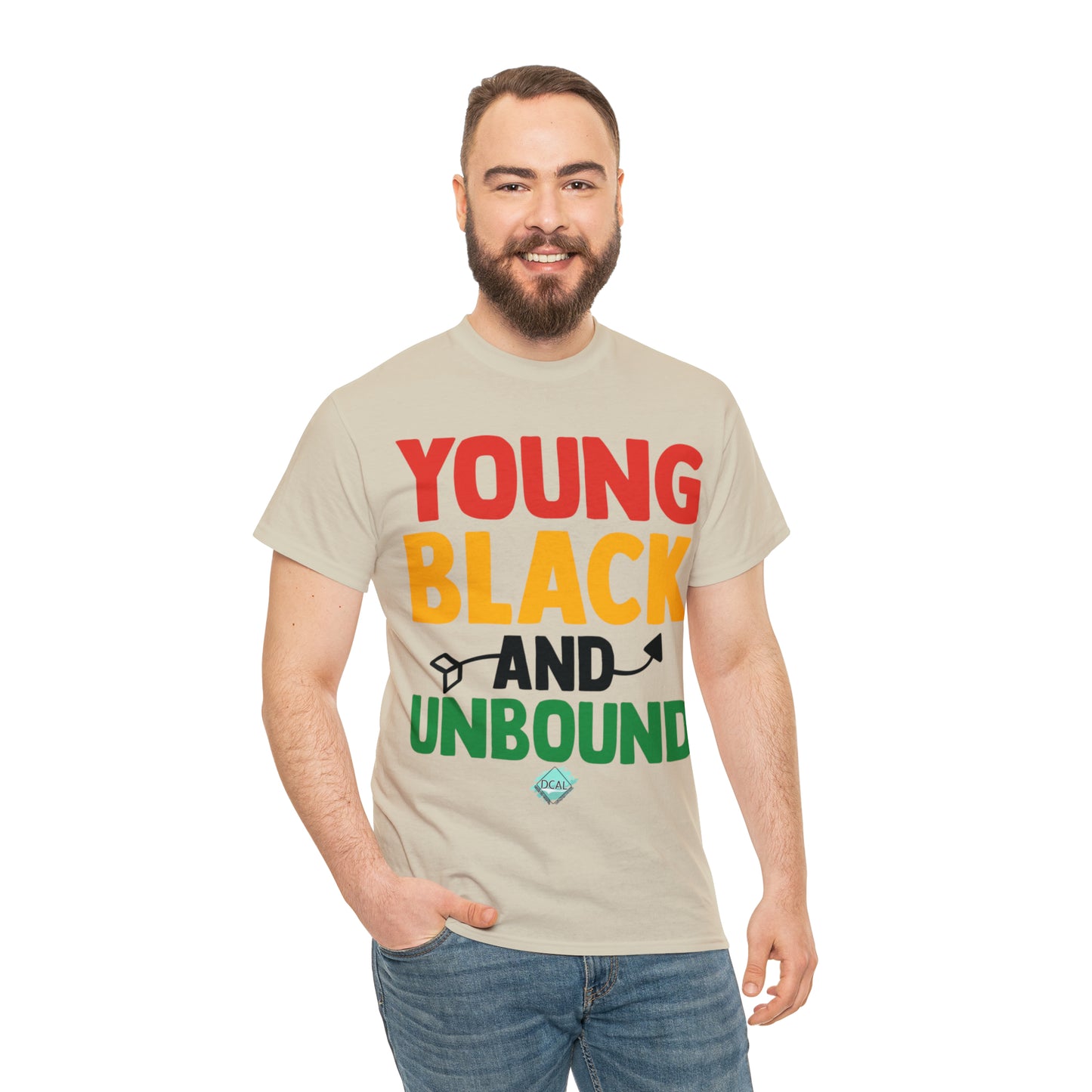 DCAL Juneteenth "Unbound' Unisex Heavy Cotton Tee