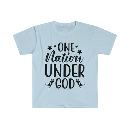 DCAL 4th of July "Under God" Unisex Softstyle T-Shirt