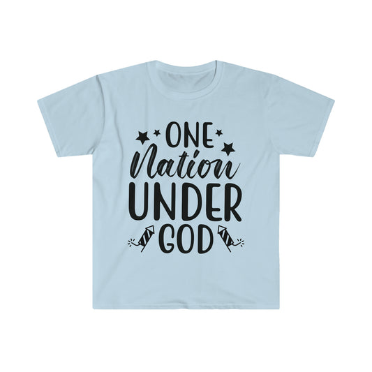 DCAL 4th of July "Under God" Unisex Softstyle T-Shirt