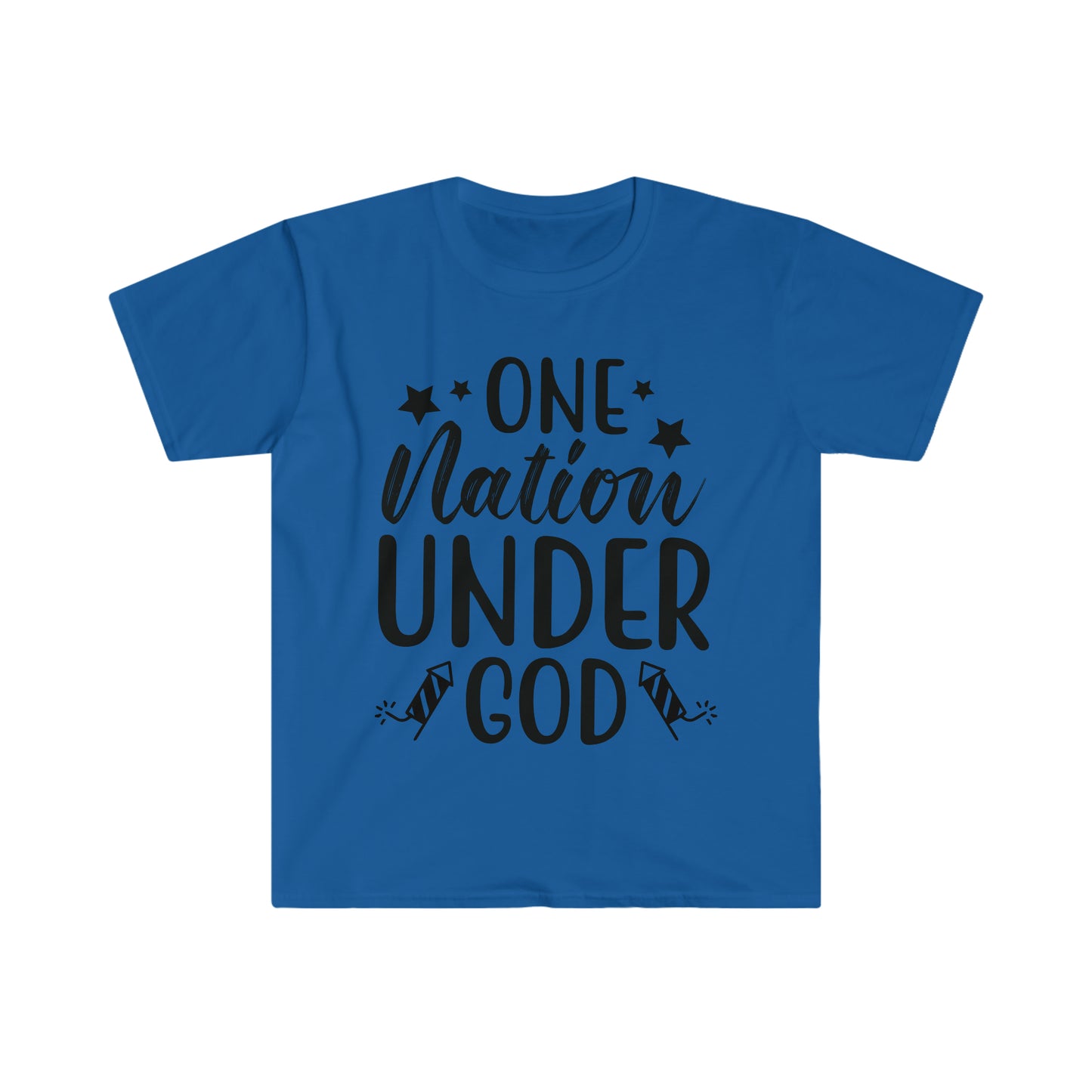 DCAL 4th of July "Under God" Unisex Softstyle T-Shirt