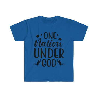 DCAL 4th of July "Under God" Unisex Softstyle T-Shirt