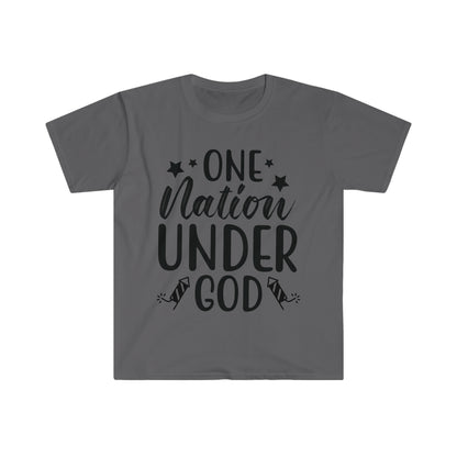 DCAL 4th of July "Under God" Unisex Softstyle T-Shirt