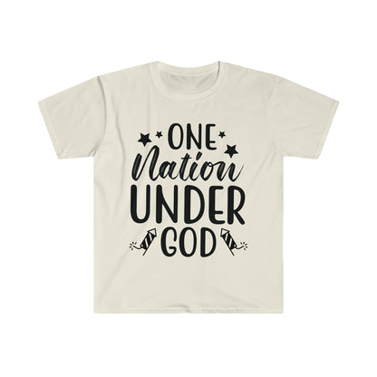 DCAL 4th of July "Under God" Unisex Softstyle T-Shirt