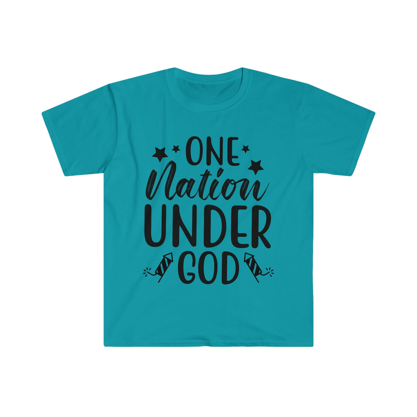 DCAL 4th of July "Under God" Unisex Softstyle T-Shirt