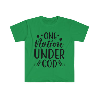 DCAL 4th of July "Under God" Unisex Softstyle T-Shirt