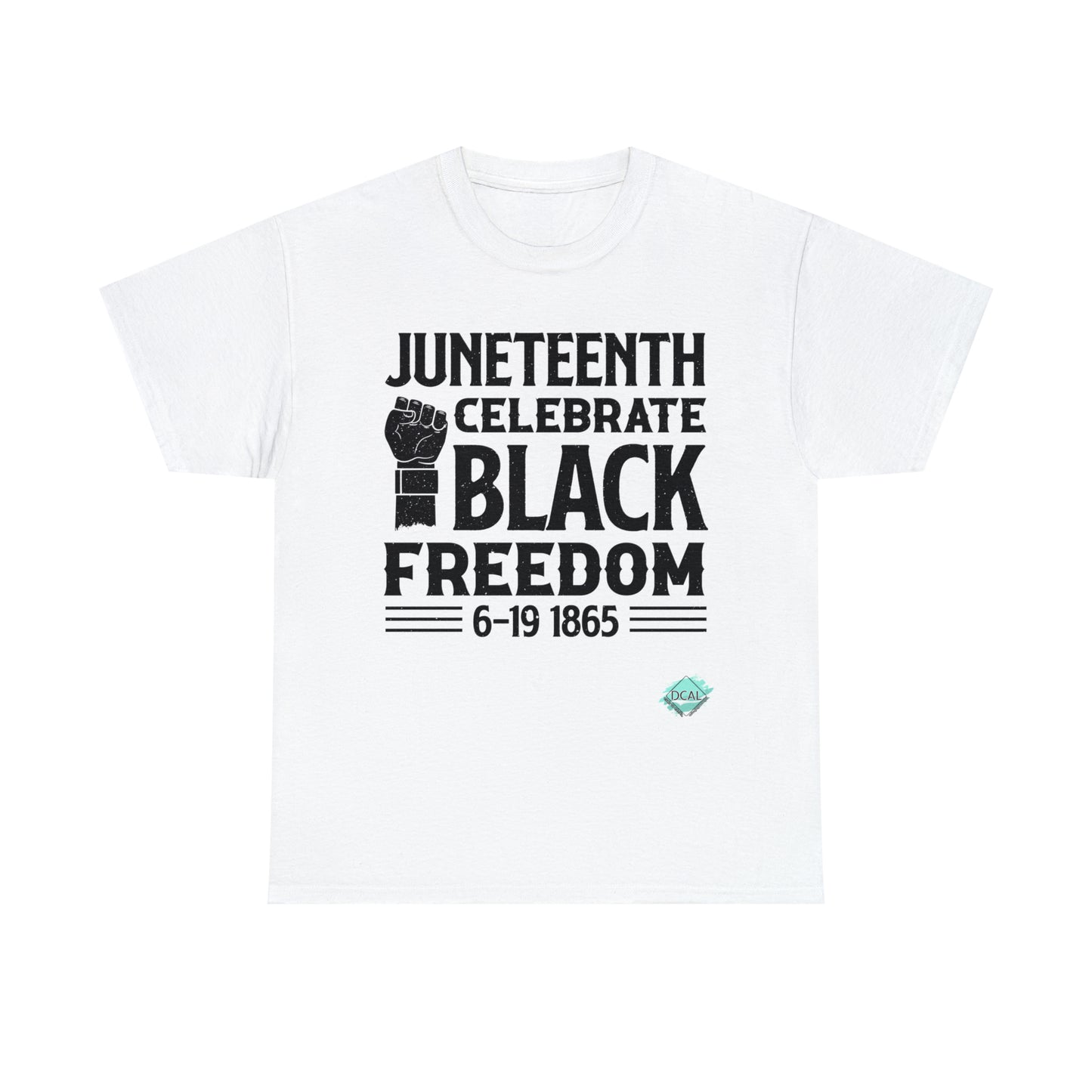 DCAL Juneteenth "Celebrate Freedom" Unisex Heavy Cotton Tee