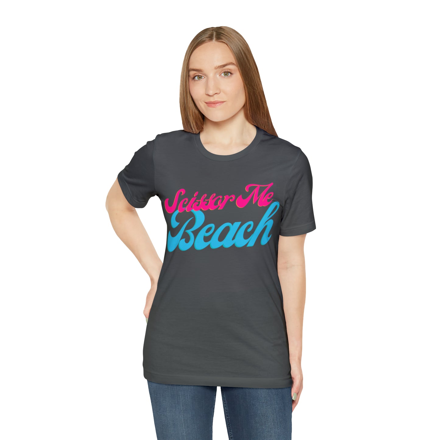 DCAL Beach Collection "Scissor Me Beach" Unisex Jersey Short Sleeve Tee