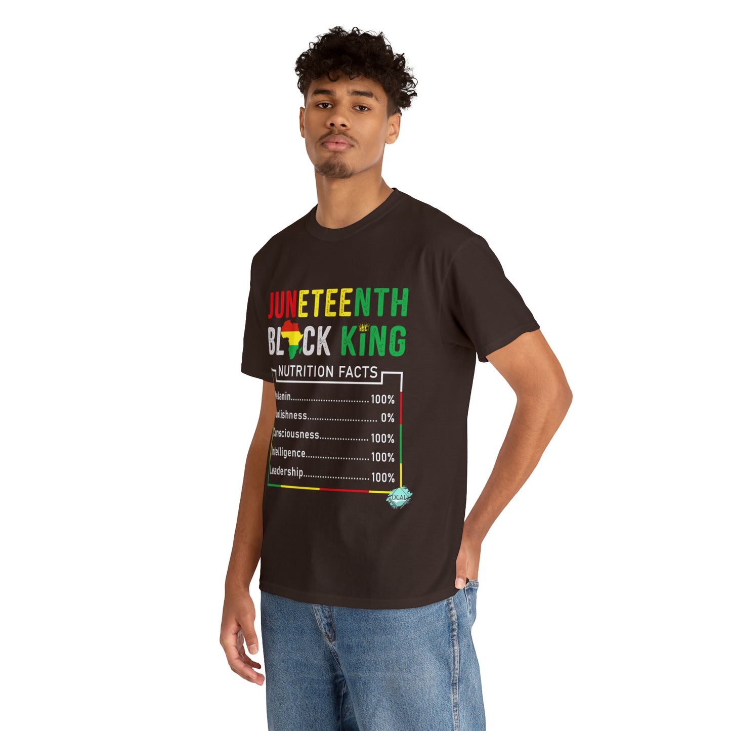 DCAL Juneteenth "King" Unisex Heavy Cotton Tee