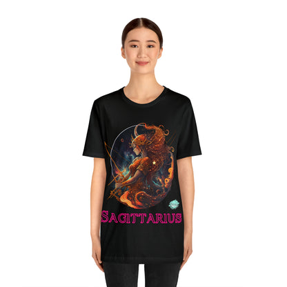 DCAL Zodiac Collection "Sagittarius" Unisex Jersey Short Sleeve Tee