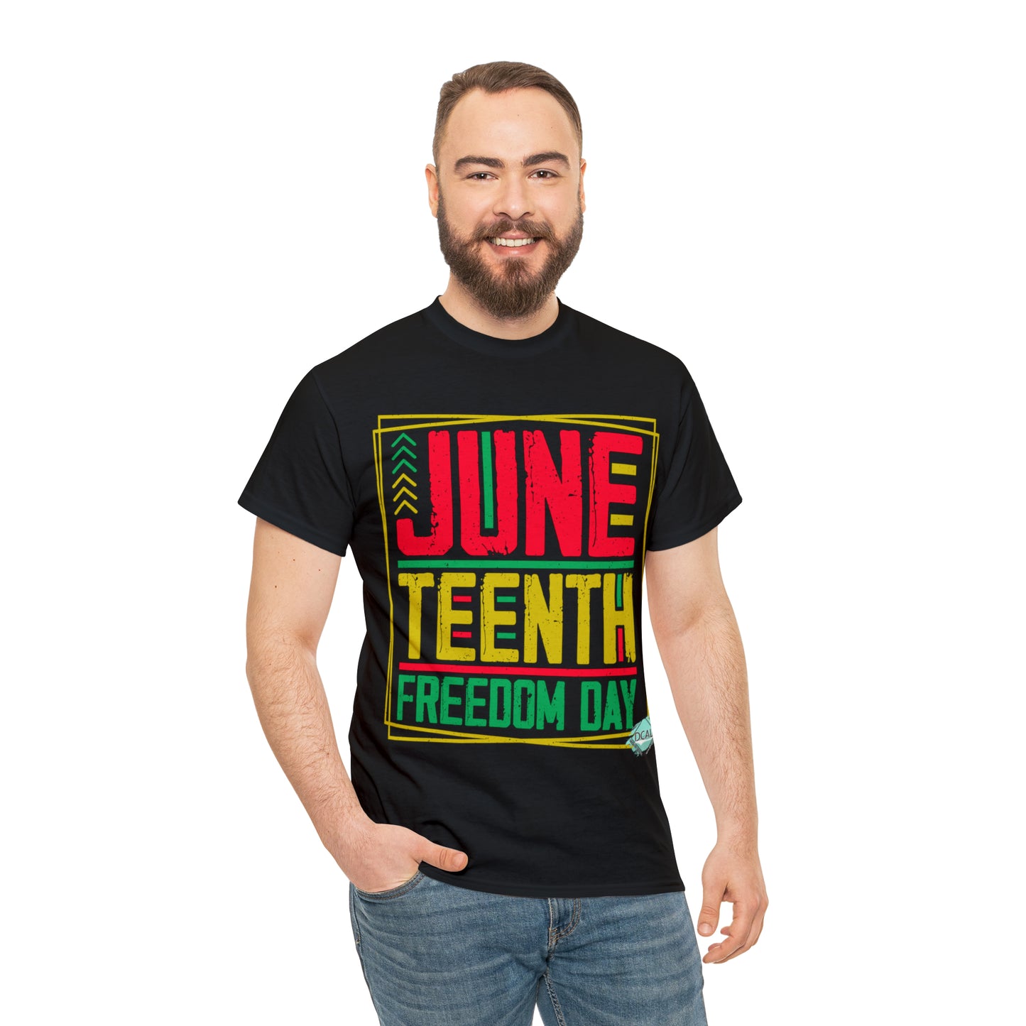 DCAL Juneteenth "Freedom Day" Unisex Heavy Cotton Tee