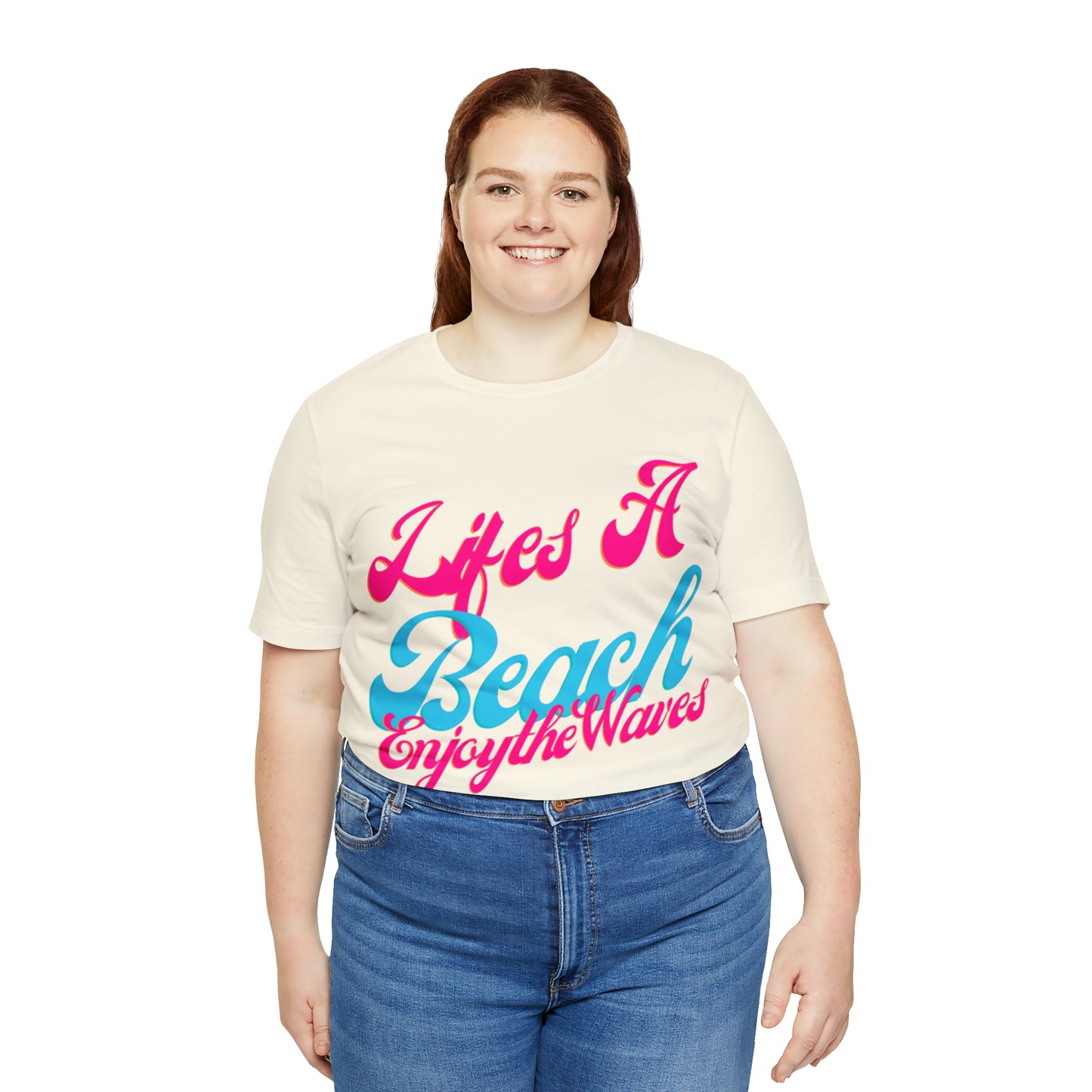 DCAL Beach Collection "Lifes a Beach Enjoy The View" Unisex Jersey Short Sleeve Tee