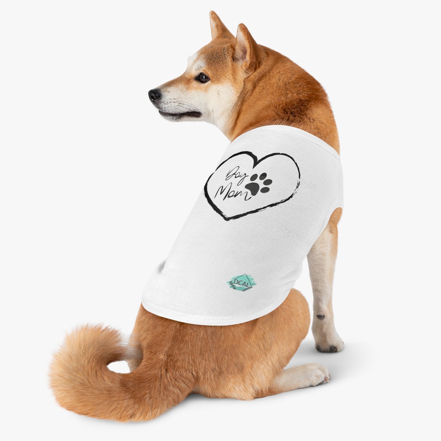 DCAL Paws and Posh "Dog Mom" Pet Tank Top