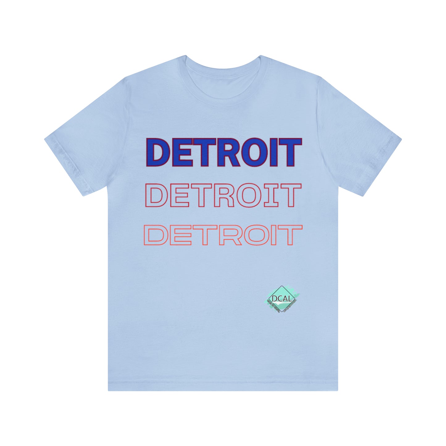 DCAL Downtown Diaries "Detroit" Unisex Jersey Short Sleeve Tee