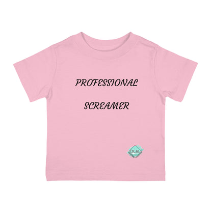 DCAL Baby Clothes "Professional Screamer" Infant Cotton Jersey Tee