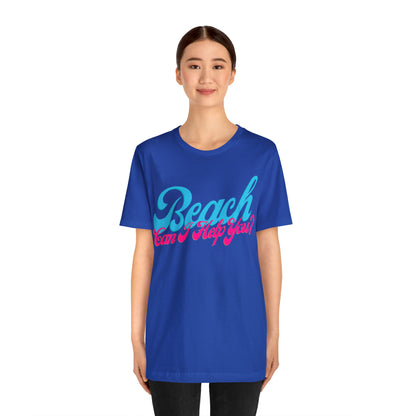 DCAL Beach Collection "Beach Can I Help You?' Unisex Jersey Short Sleeve Tee