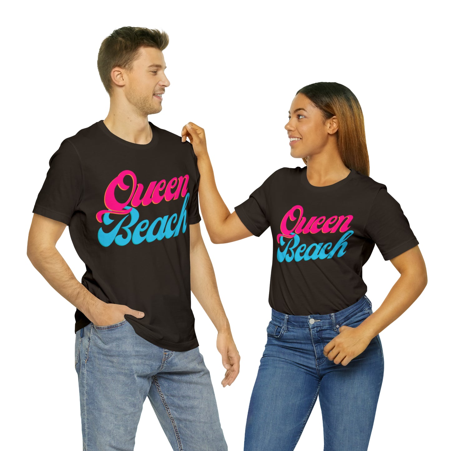 DCAL Beach Collection "Queen Beach" Unisex Jersey Short Sleeve Tee