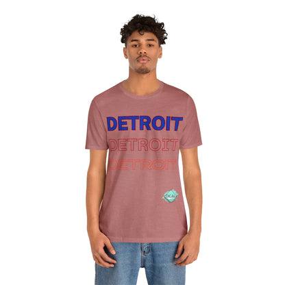 DCAL Downtown Diaries "Detroit" Unisex Jersey Short Sleeve Tee