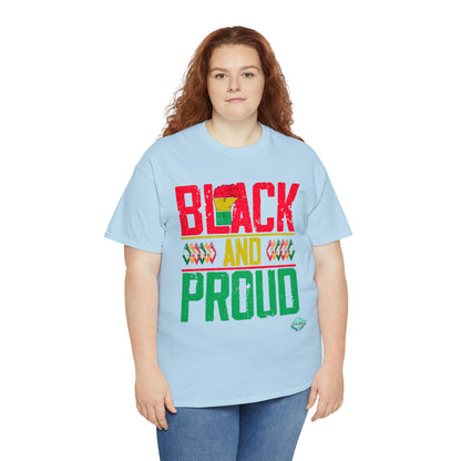 DCAL Juneteenth "Black and Proud" Unisex Heavy Cotton Tee