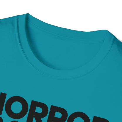 DCAL Graphic Tee Halloween "Horror Movies and Chill" Unisex Softstyle T-Shirt