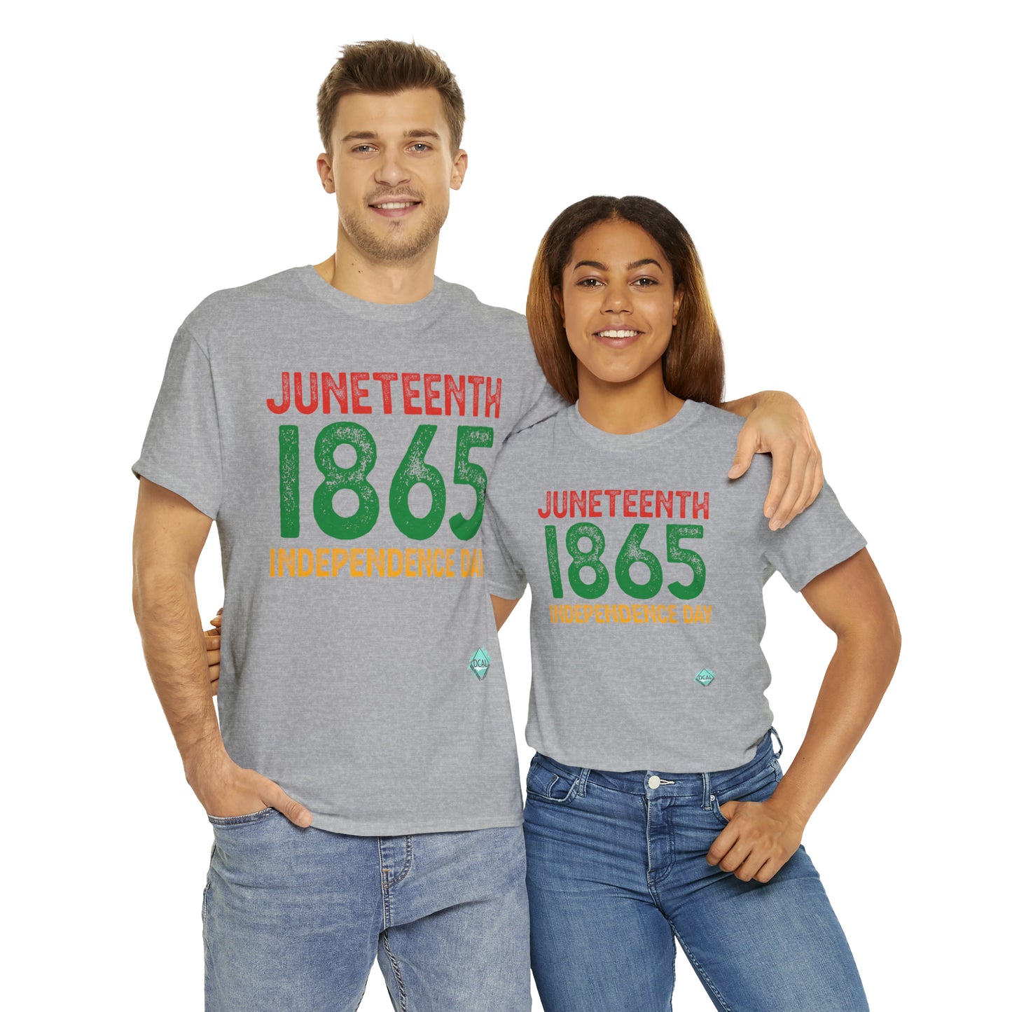 DCAL Juneteenth "1865" Unisex Heavy Cotton Tee