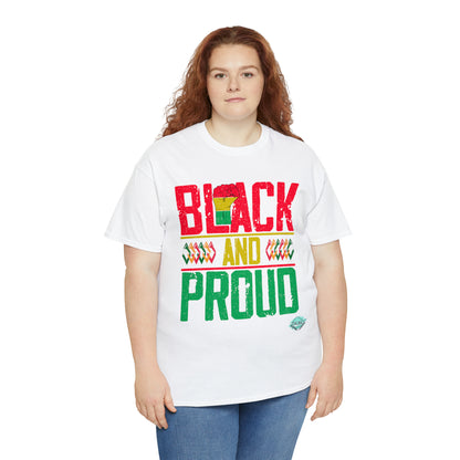 DCAL Juneteenth "Black and Proud" Unisex Heavy Cotton Tee