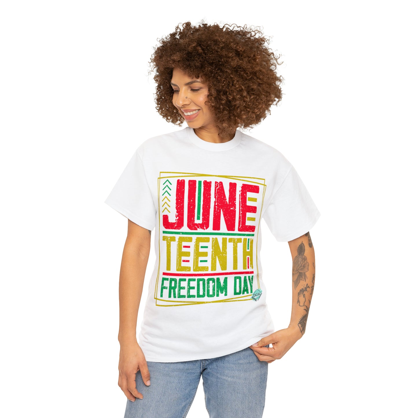 DCAL Juneteenth "Freedom Day" Unisex Heavy Cotton Tee