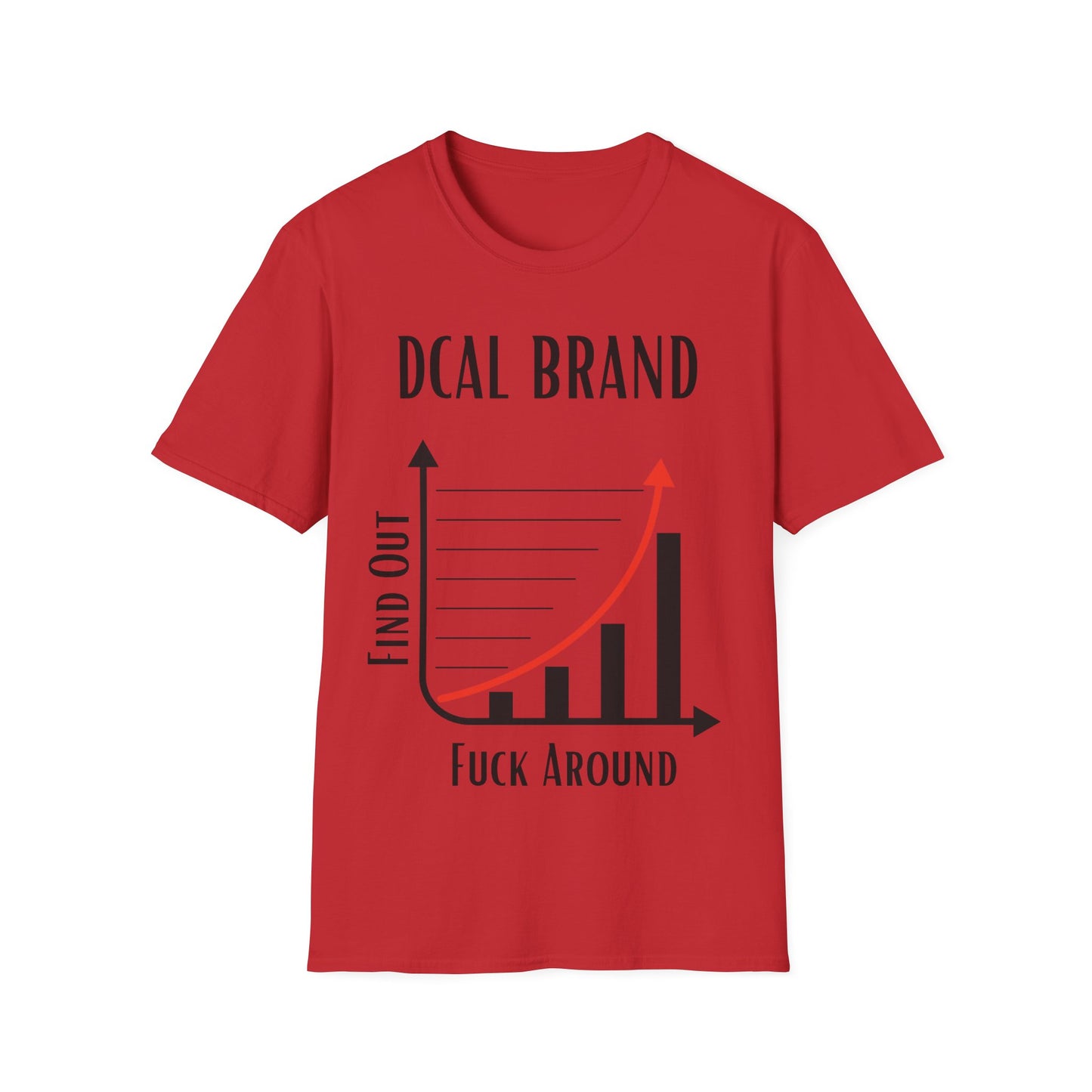 DCAL Graphic Tees Novel "Find Out "Unisex Softstyle T-Shirt