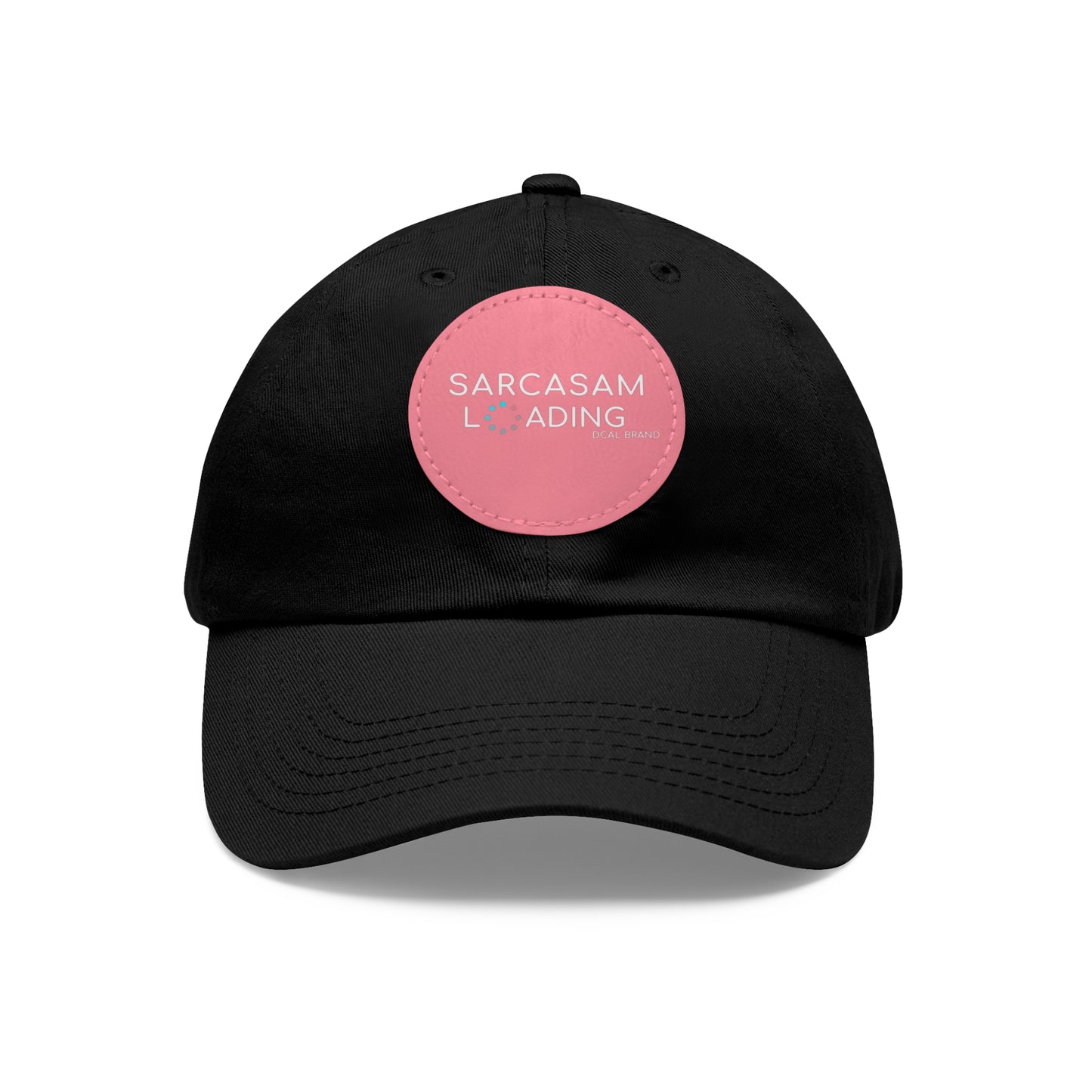 DCAL Brown Collection Accessories "Sarcasm Loading" Hat with Leather Patch (Round)